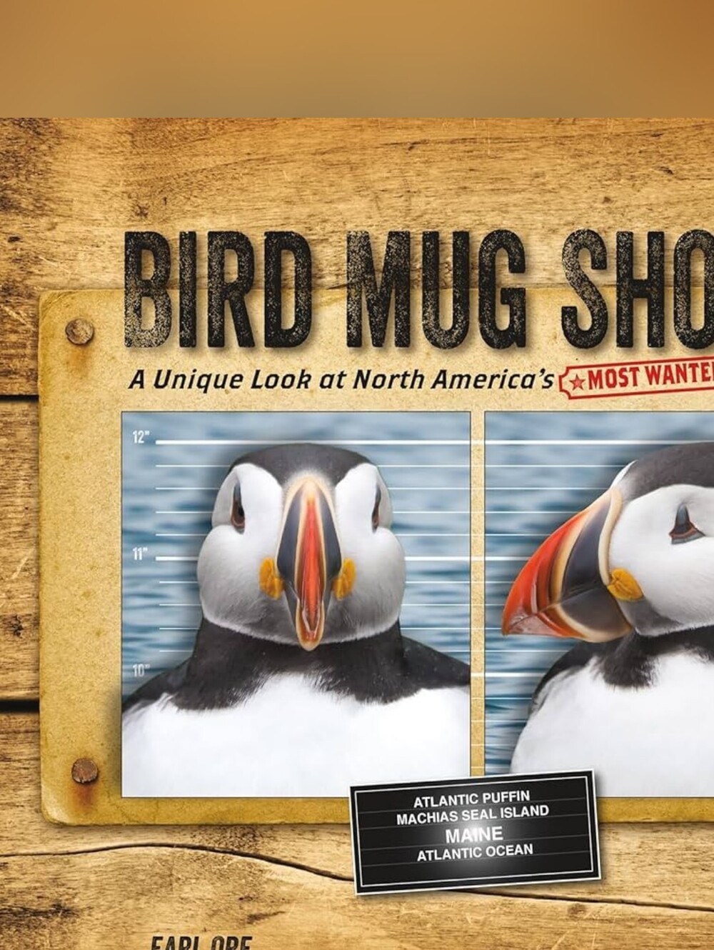 "Bird Mug Shots" Paperback Book